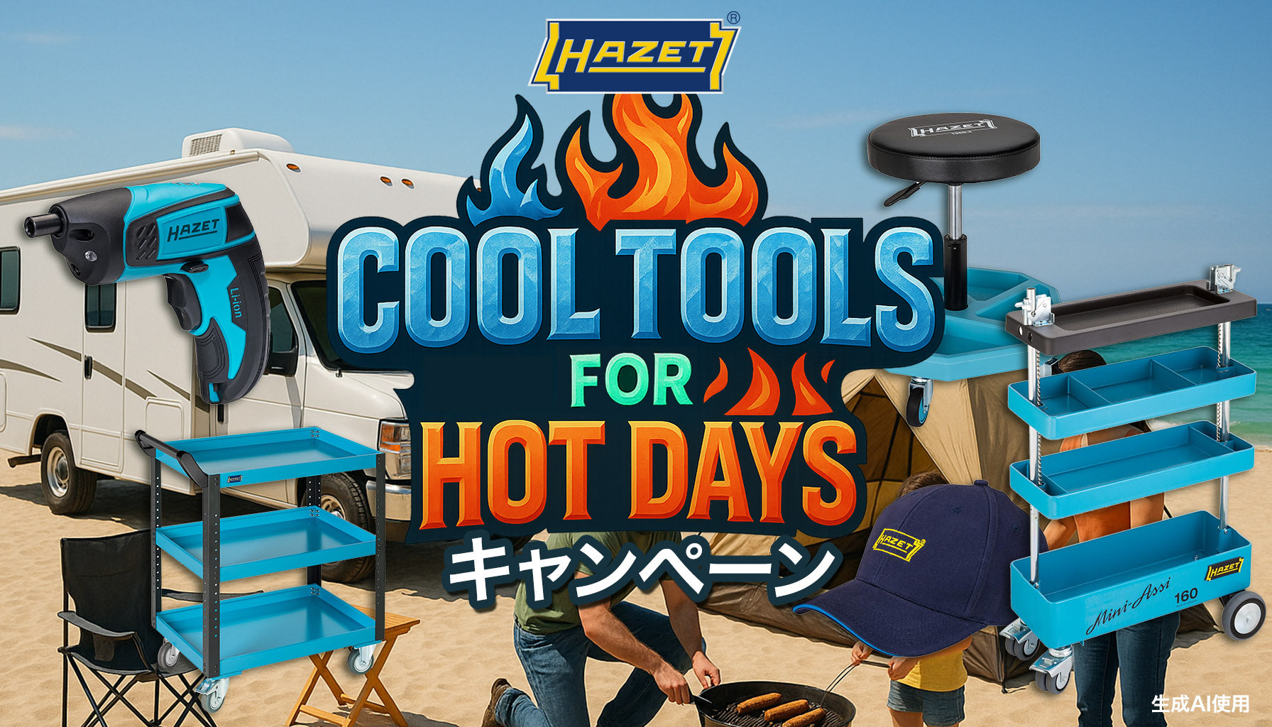 Cool Tools for Hot Days キャンペーン – HAZET JAPAN
