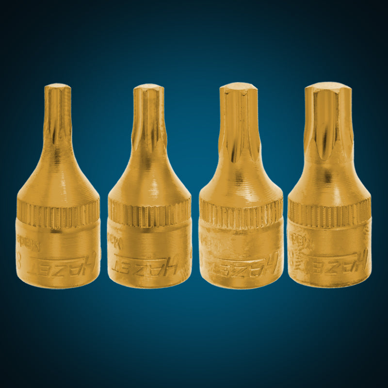 8502-T/4SPCJ TORX®スクリュードライバーソケットセット 4個組