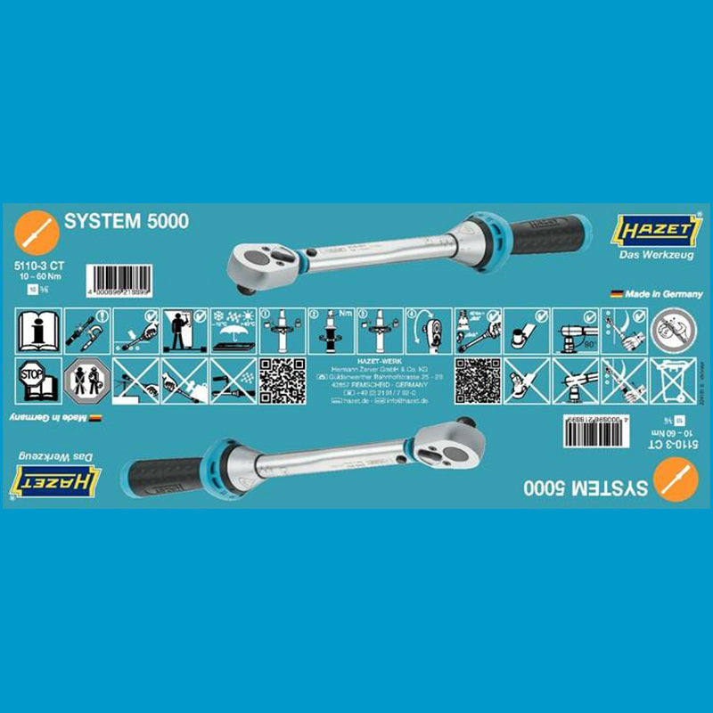 5110-3CT トルクレンチ 3/8” 10-60Nm
