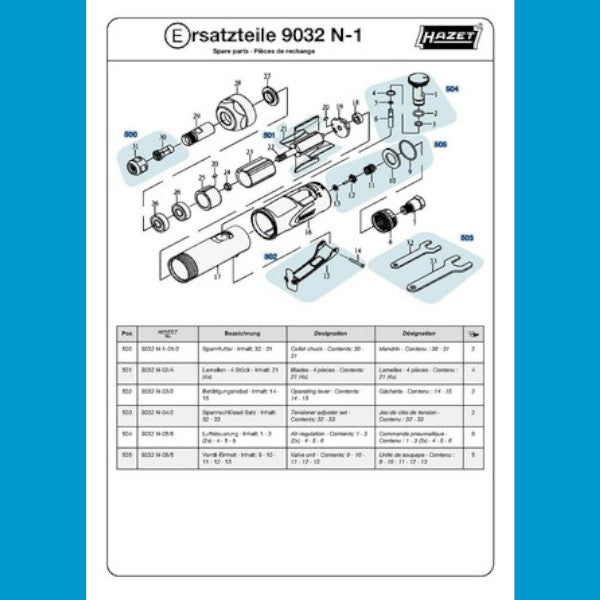 9032N-1 ダイグラインダー(ストレートデザイン)