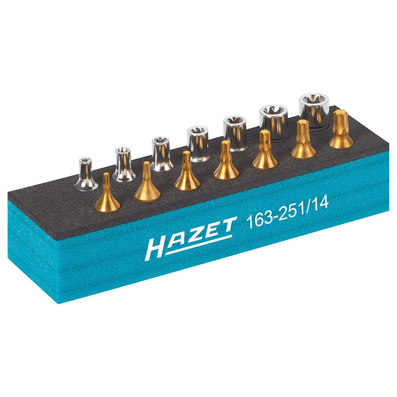 ハゼット(HAZET) 14 1/4”TORXソケットセット 163-251