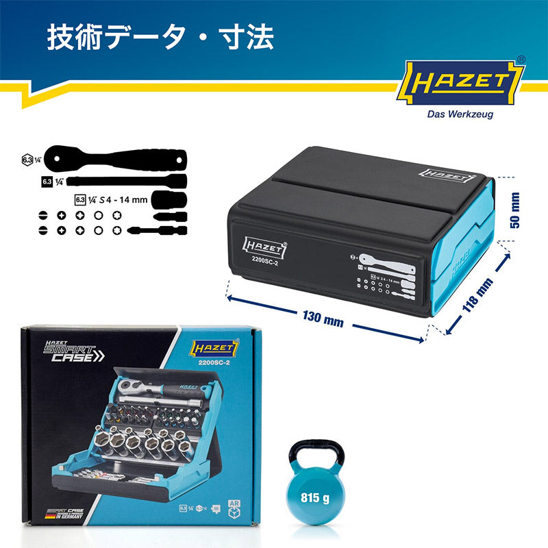 2200SC-2 SMART CASE スマートケースBitラチェットセット