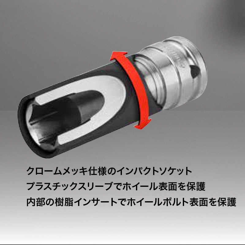 5122/4-PD トルクレンチ 1/2 ソケットセット 40-200Nm (ポルシェ 5122/4-PD トルクレンチ 1/2 ソケットセット 40-200Nm (ポルシェ