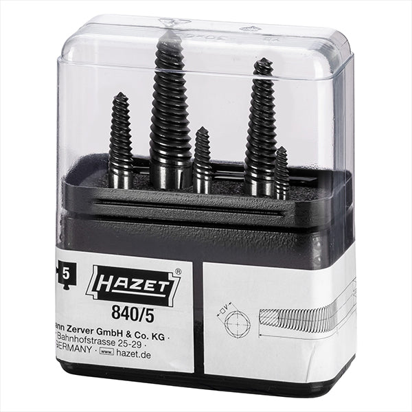 ハゼット(HAZET) 5 スクリューエキストラクターセット 5本組 840