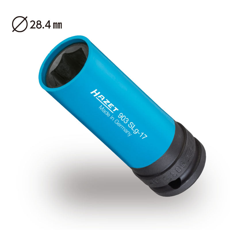 ハゼット(HAZET) ホイールナットソケット1/2インチ 17mm 903SLG-17