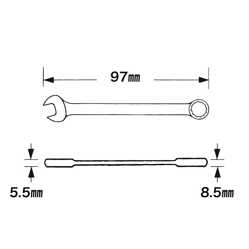 ひのきバチ　太さ27mm 長さ指定可 V2824 ショートラチェットレンチ 10mm – HAZET JAPAN
