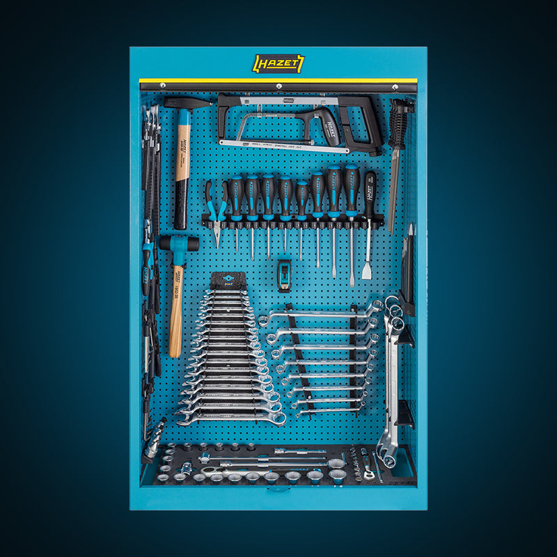 111/116 ツールキャビネット 壁掛け 工具詰め合わせセット