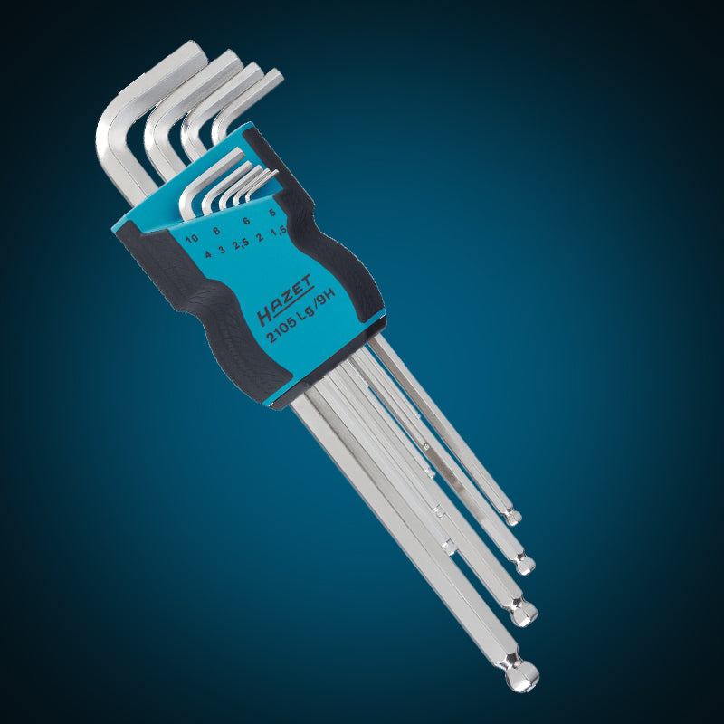 2105LG/9H ボールポイントヘックスレンチセット 9本組