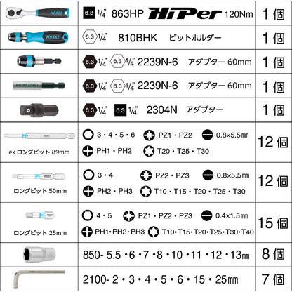 2200SC-32 SMART CASE スマートケースBitドライバーセット