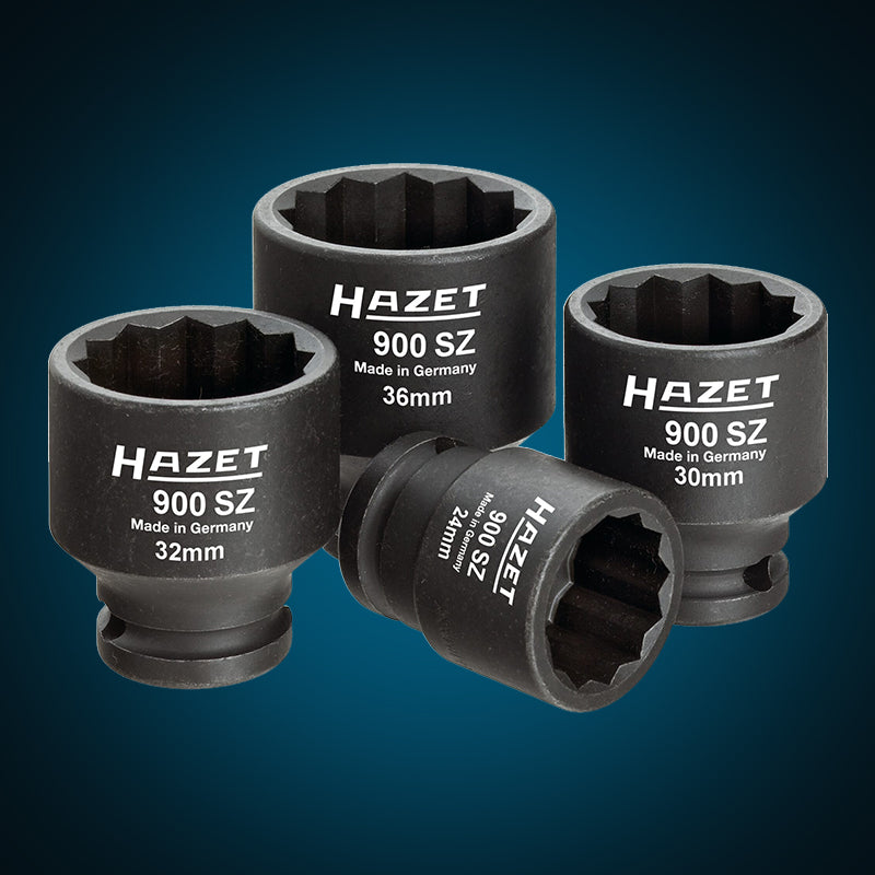 HAZET 900SZ/4 1/2" インパクトソケット4個セット